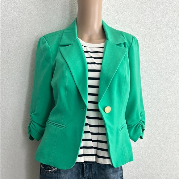 XOXO Jackets & Blazers - Green Women's Blazer